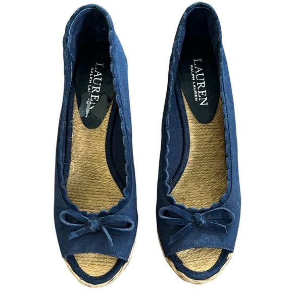 Ralph Lauren Shoes - LAUREN RALPH LAUREN Chaning Espadrille Wedge Size 6